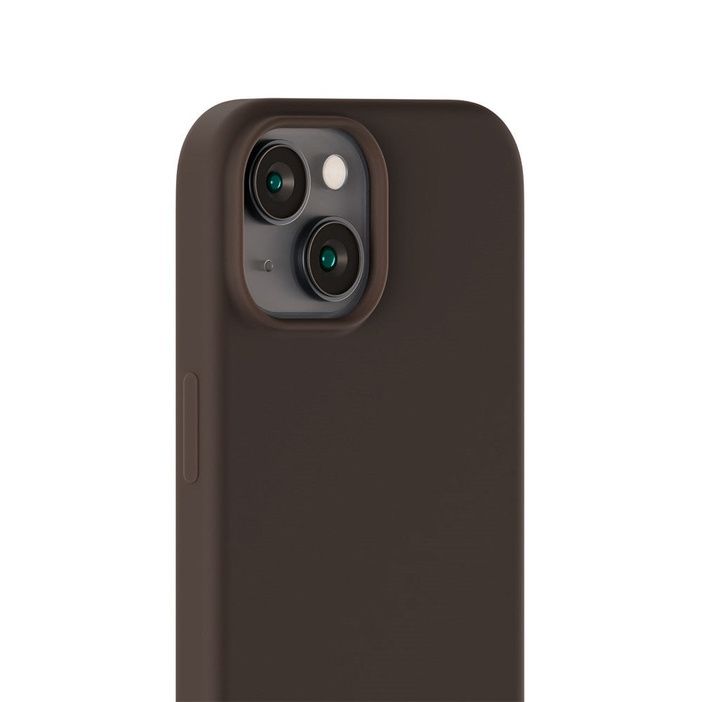 Holdit iPhone 13 / 14 Soft Touch Silikone Case - Chocolate