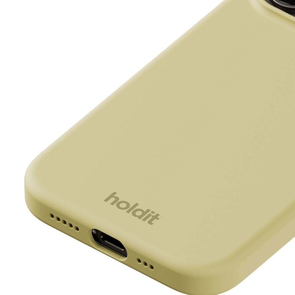 Holdit iPhone 15 Pro Soft Touch Silikone Case - Biscotti