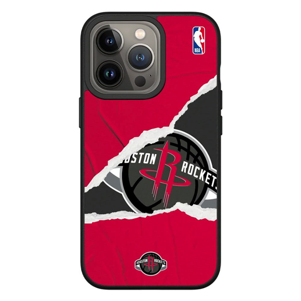 iPhone 13 Pro RhinoShield SolidSuit Drop Proof NBA Case with Houston Rockets - Sweat and Tears