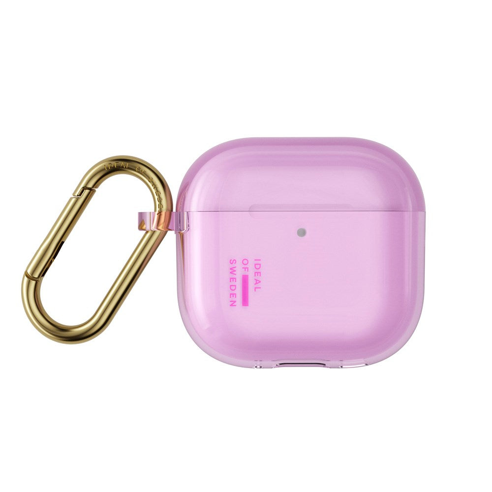 iDeal of Sweden AirPods (4th Gen.) Clear Case with Carabiner Hook - Light Pink