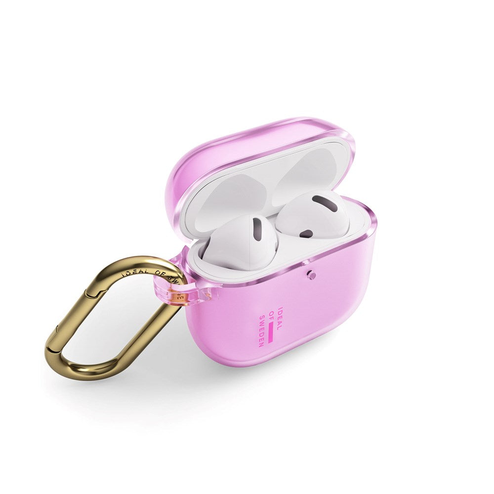 iDeal of Sweden AirPods (4th Gen.) Clear Case with Carabiner Hook - Light Pink