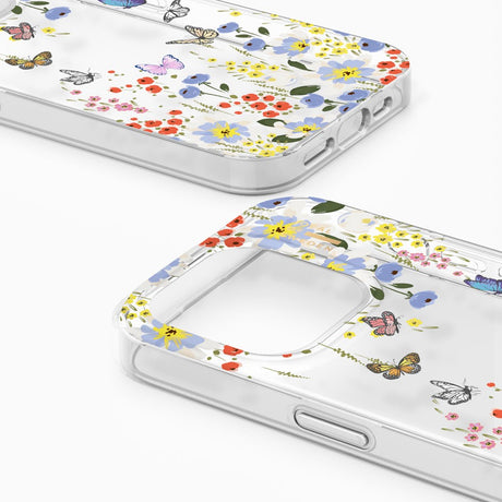 iDeal Of Sweden iPhone 16e / 15 / 14 / 13 Clear Case - Artistic Garden