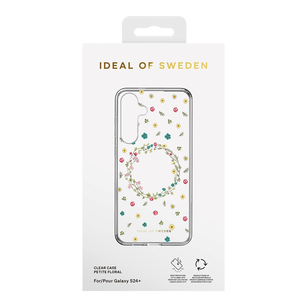 iDeal Of Sweden Clear Case for Samsung Galaxy S24+ (Plus) - Petite Floral