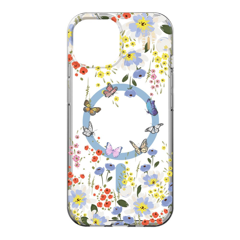 iDeal Of Sweden iPhone 16e / 15 / 14 / 13 Clear Case - MagSafe Compatible - Artistic Garden