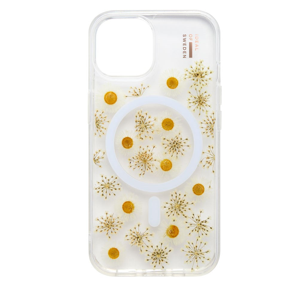 iDeal Of Sweden iPhone 16e / 15 / 14 / 13 Clear Case - MagSafe Compatible - Daisy Bloom
