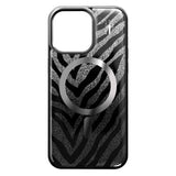 iPhone 15 Pro Max iDeal Of Sweden Clear Case - MagSafe Compatible - Zebra Mystique