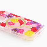 iPhone 15 Pro Max iDeal Of Sweden Clear Case - MagSafe Compatible - Tropical Floral