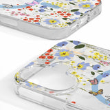 iDeal Of Sweden iPhone 16 Clear Case - MagSafe Compatible - Artistic Garden