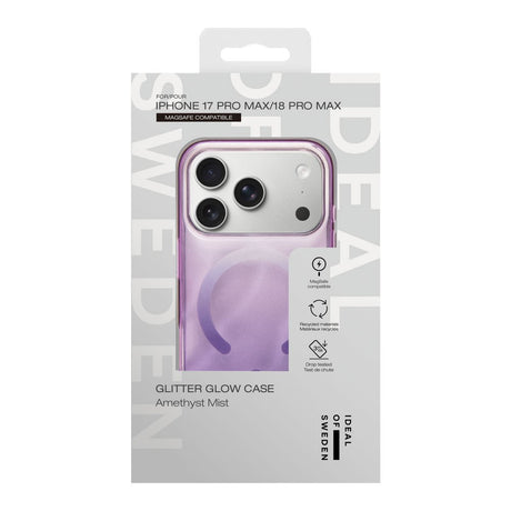 iPhone 18 Pro Max / 17 Pro Max iDeal Of Sweden Clear Case - MagSafe Compatible - Amethyst Mist