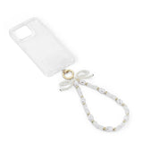 iDeal of Sweden Cord Wristlet Strap - White Pearls