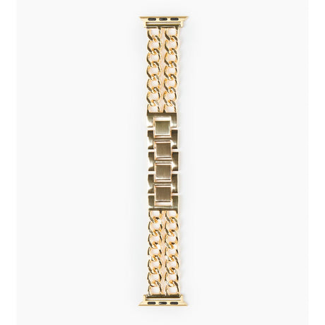 Apple Watch (42/44/SE/45/46/49mm) iDeal of Sweden Metal Watch Strap - Chain Gold