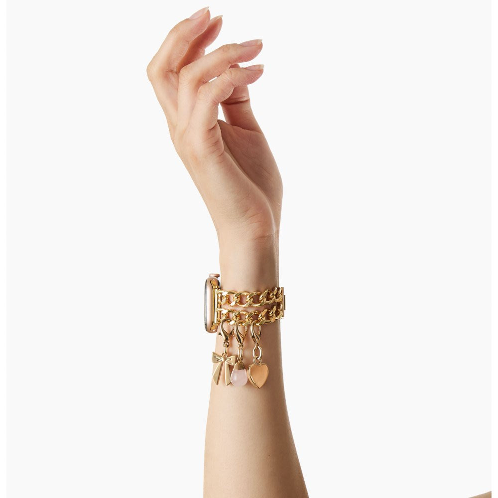 Apple Watch (42/44/SE/45/46/49mm) iDeal of Sweden Metal Watch Strap - Chain Gold