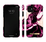 IDEAL OF SWEDEN iPhone 11 Fashion Case Golden Ruby Marble