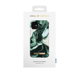 IDEAL OF SWEDEN iPhone 11 Fashion Case Golden Olive Marble