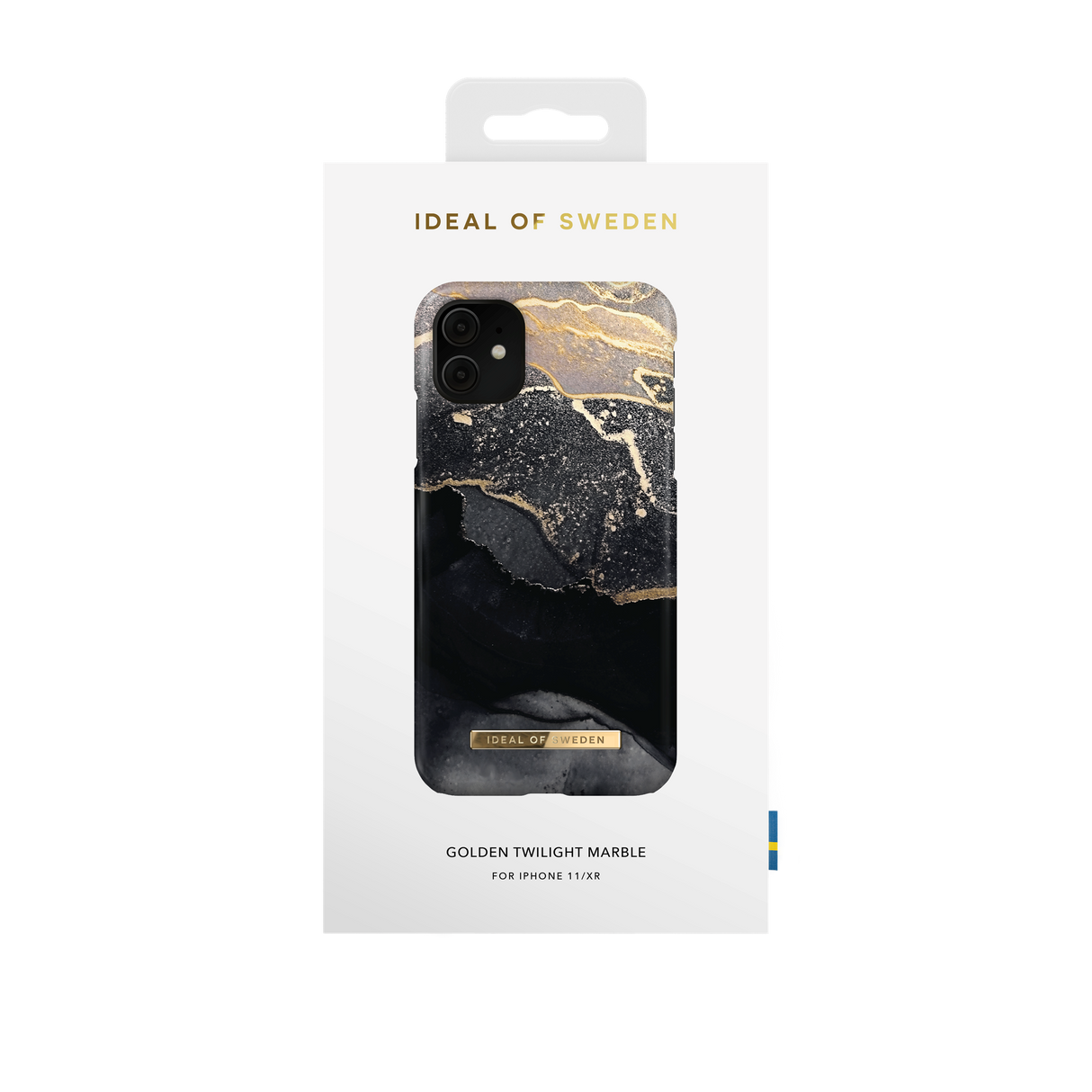 IDEAL OF SWEDEN iPhone 11 Fashion Case Golden Twilight Marble