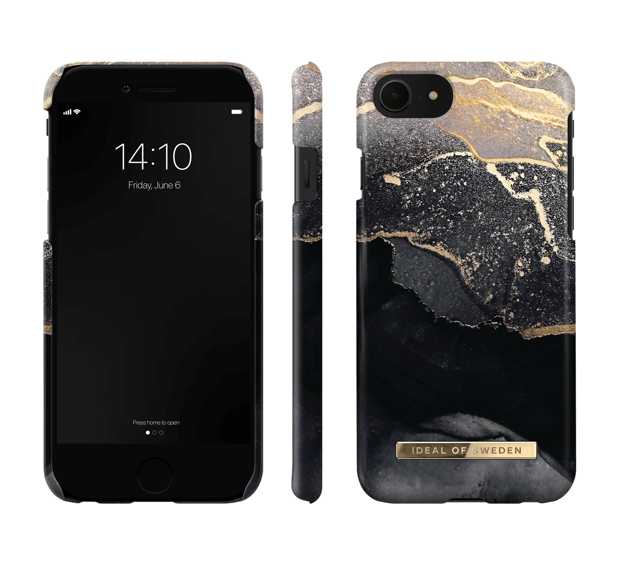 IDEAL OF SWEDEN iPhone SE (2022 / 2020) / 8 / 7 Fashion Case Golden Twilight Marble