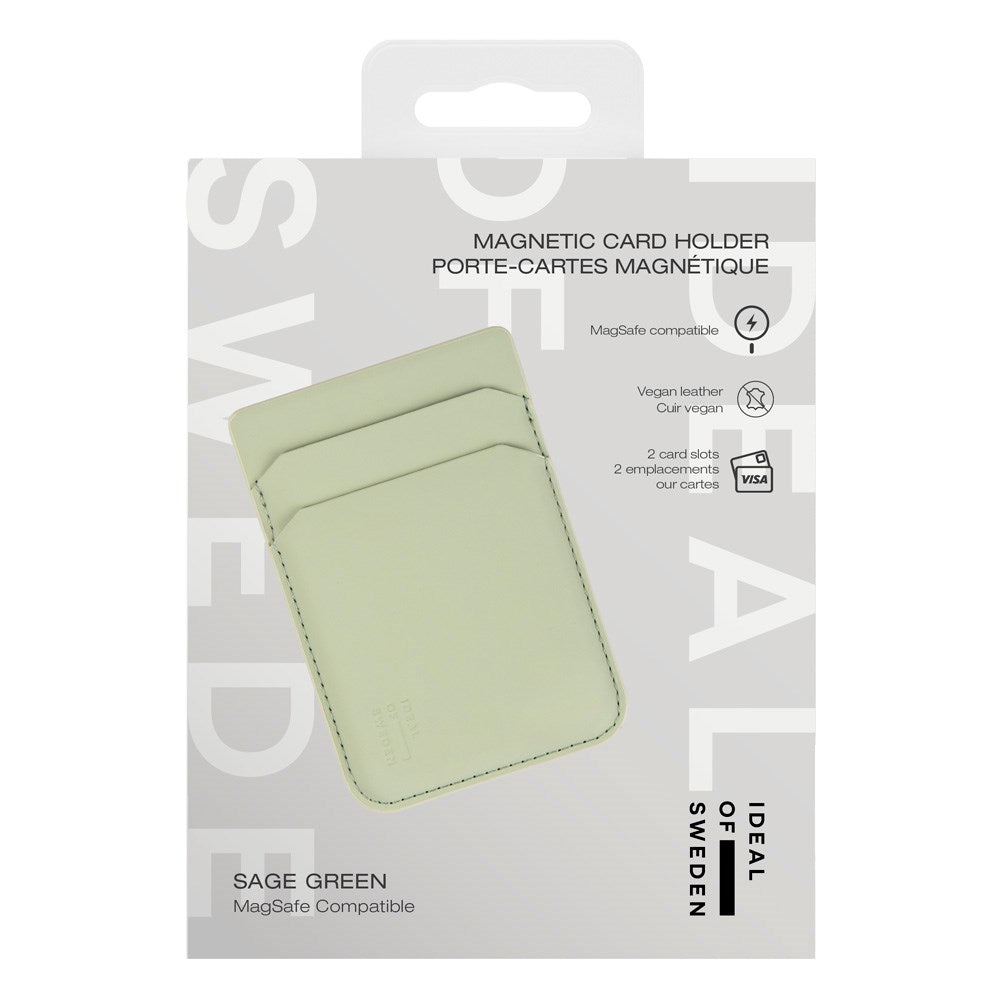 iDeal Of Sweden Magnetic Cardholder - MagSafe Compatible - Sage Green