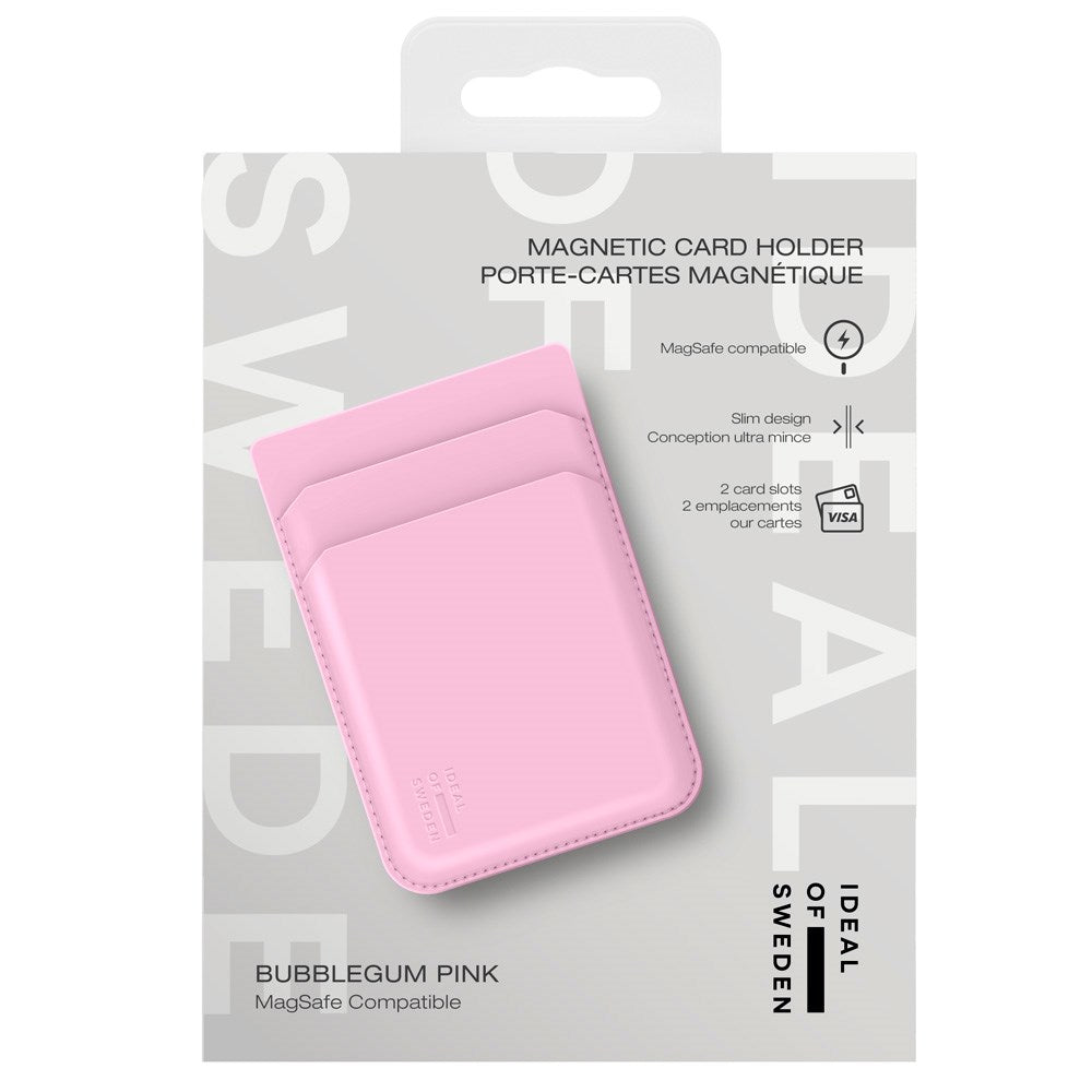 iDeal Of Sweden Magnetic Cardholder - MagSafe Compatible - Bubblegum Pink