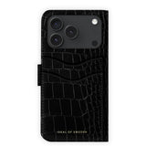 iPhone 18 Pro / 17 Pro iDeal Of Sweden Magnet Wallet+ Case - MagSafe Compatible - Black Croco