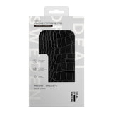 iPhone 18 Pro / 17 Pro iDeal Of Sweden Magnet Wallet+ Case - MagSafe Compatible - Black Croco