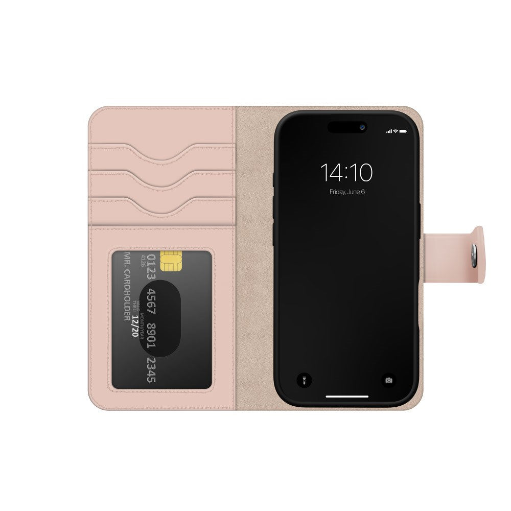 iPhone 18 Pro / 17 Pro iDeal Of Sweden Magnet Wallet+ Case - MagSafe Compatible - Pink