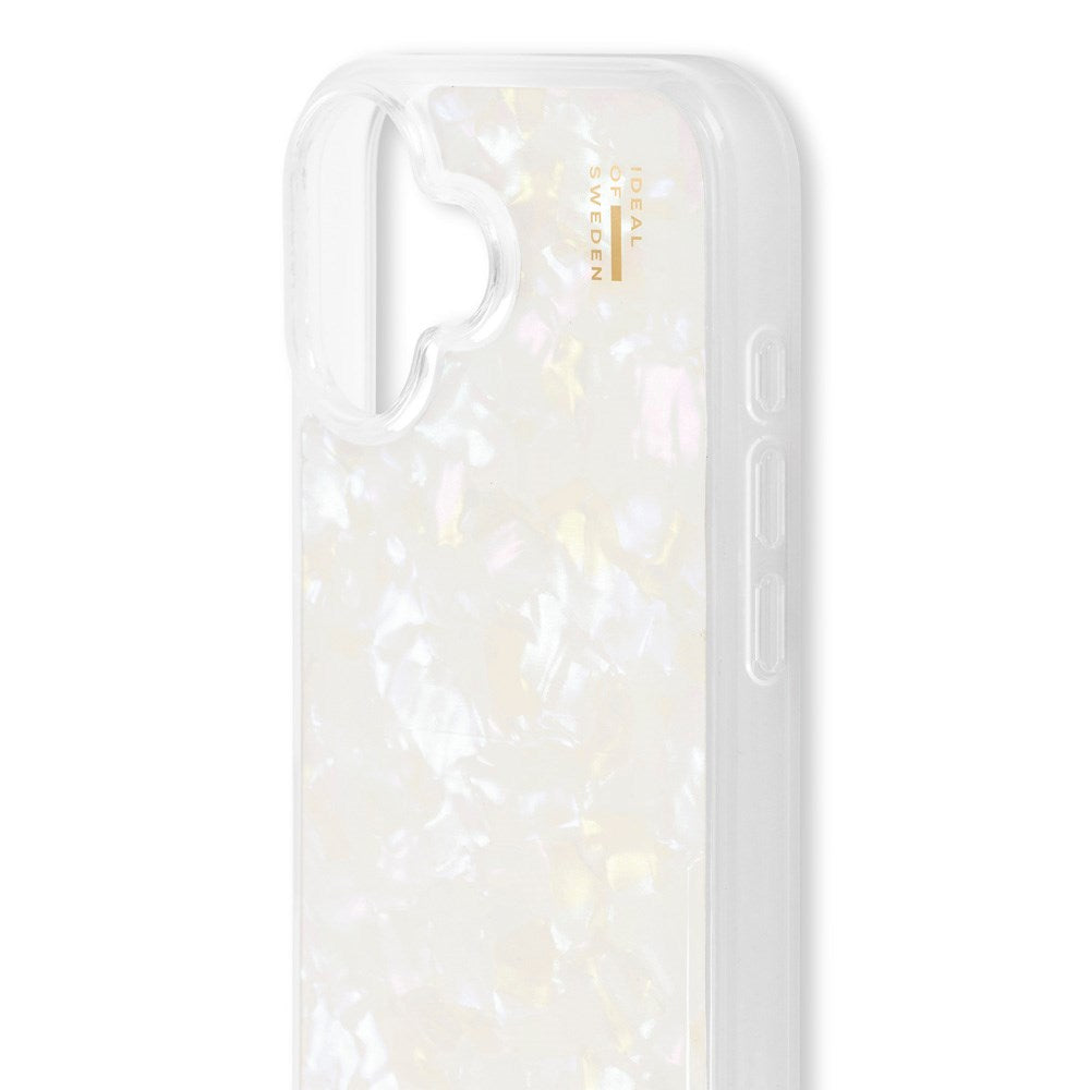 iDeal Of Sweden iPhone 16 Plus Pearlized Case - White