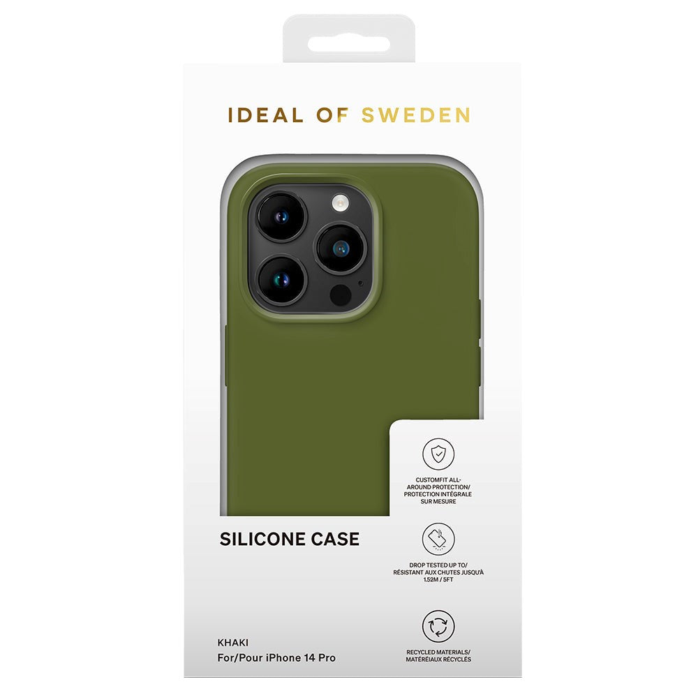 iDeal Of Sweden iPhone 14 Pro Silicone Case - Khaki