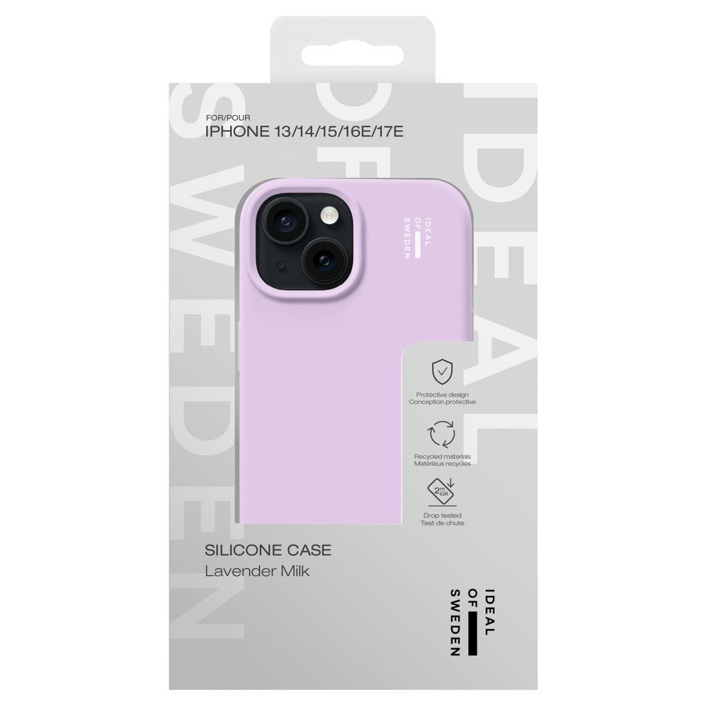 iPhone 16e / 15 / 14 / 13 iDeal Of Sweden Silicone Case - Lavender Milk