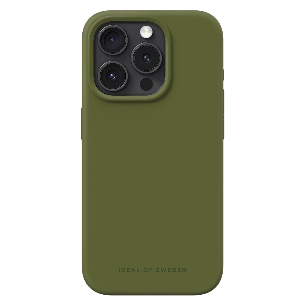 iDeal Of Sweden iPhone 15 Pro Silicone Case - Khaki