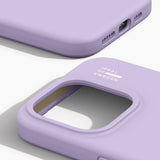 iPhone 15 Pro iDeal Of Sweden Silicone Case - Lavender Milk