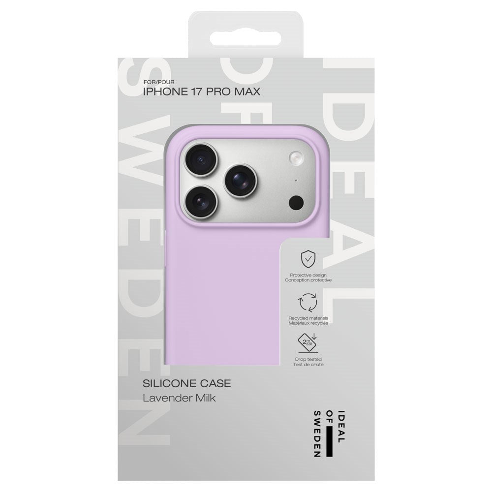 iPhone 17 Pro Max iDeal Of Sweden Silicone Case - Lavender Milk