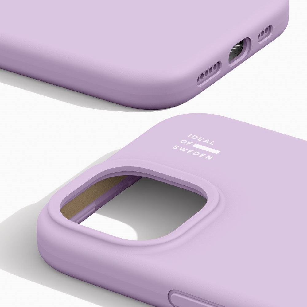 iPhone 16e / 15 / 14 / 13 iDeal Of Sweden Silicone Case - MagSafe Compatible - Lavender Milk