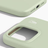 iPhone 15 Pro Max iDeal Of Sweden Silicone Case - MagSafe Compatible - Sage Green
