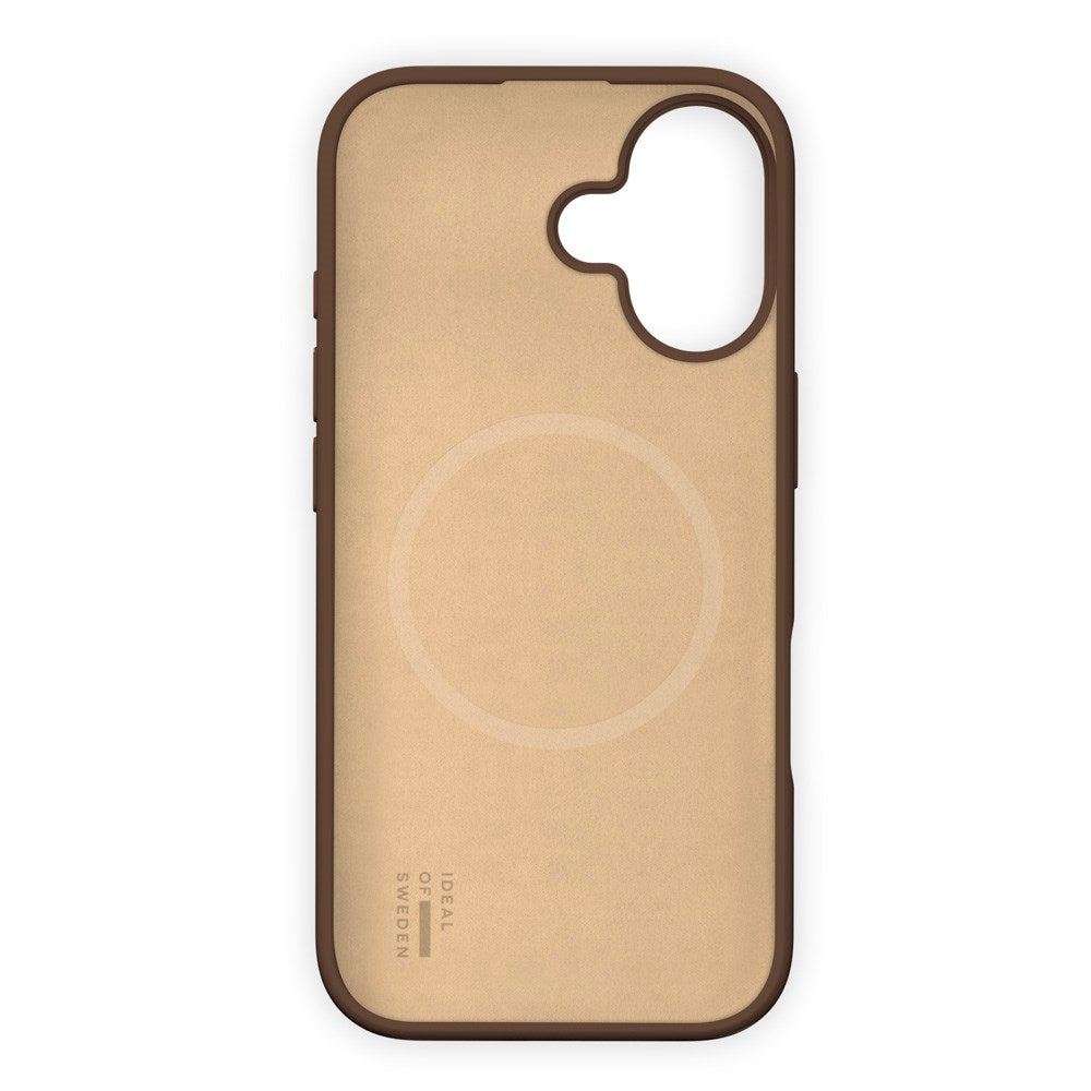 iDeal Of Sweden iPhone 16 Silicone Case - MagSafe Compatible - Mocha Mousse