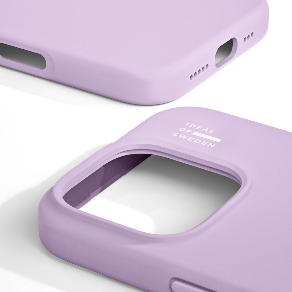 iPhone 16 Pro iDeal Of Sweden Silicone Case - MagSafe Compatible - Lavender Milk