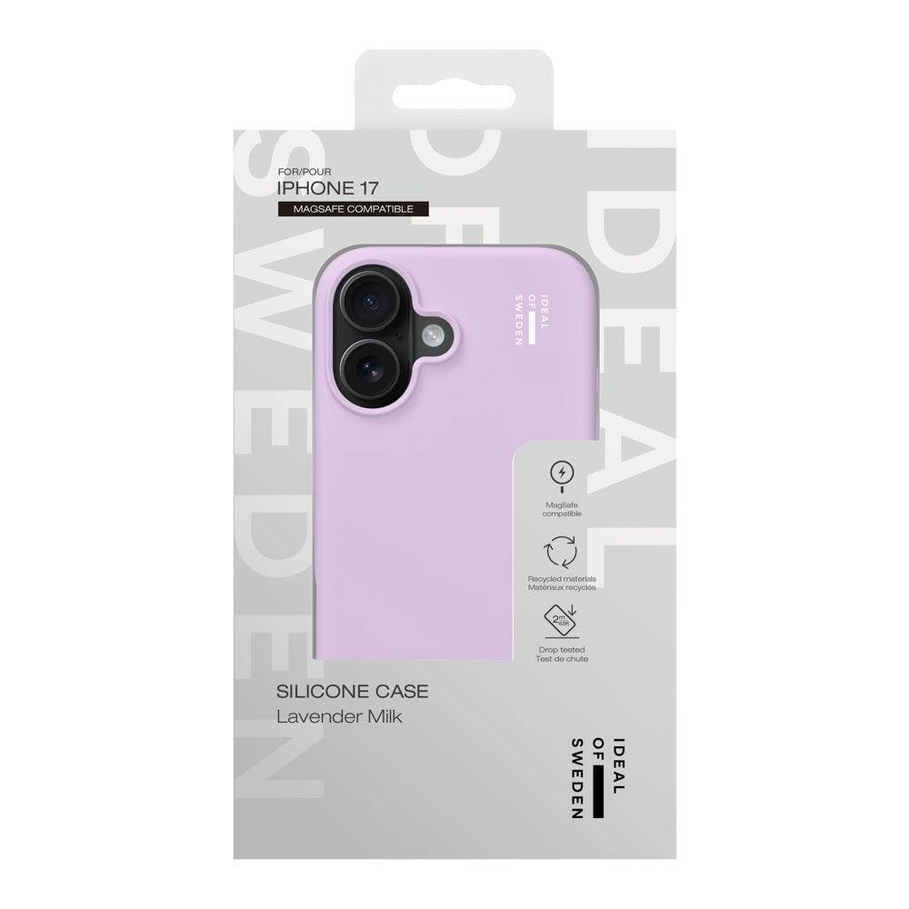 iPhone 17 iDeal Of Sweden Silicone Case - MagSafe Compatible - Lavender Milk