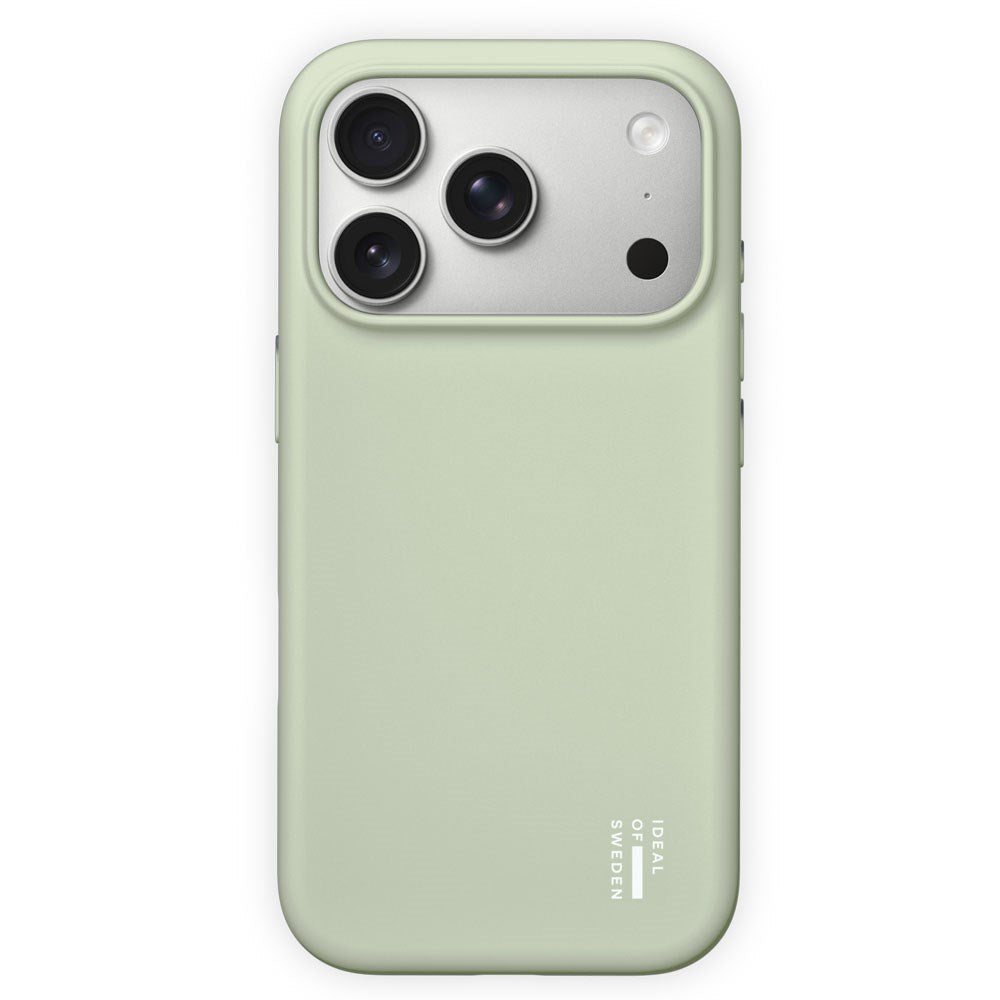 iPhone 18 Pro / 17 Pro iDeal Of Sweden Silicone Case - MagSafe Compatible - Sage Green