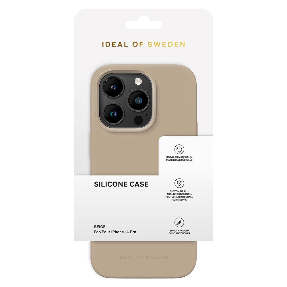 iDeal Of Sweden iPhone 14 Pro Silicone Case - Beige