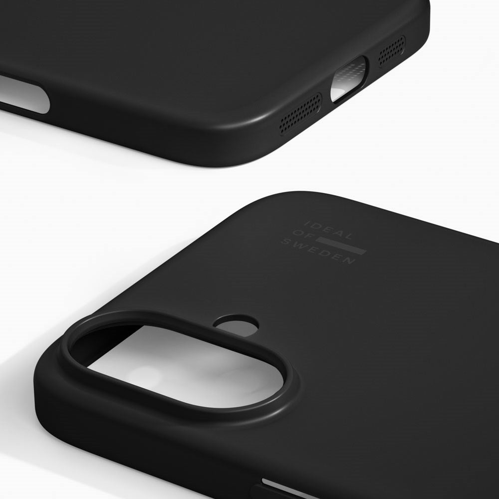 iPhone 16 iDeal of Sweden Slim Case - MagSafe Compatible - Matte Black