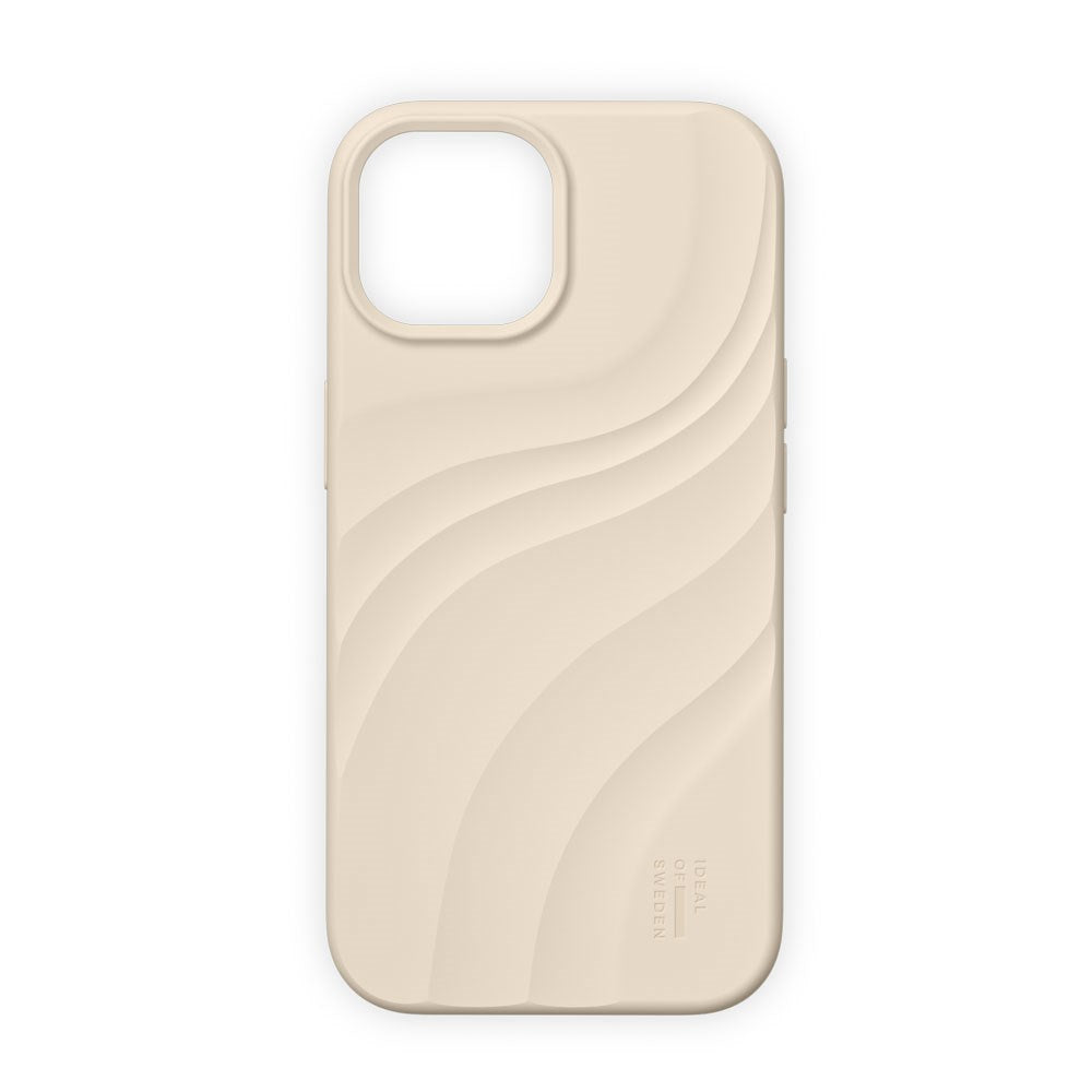 iPhone 17e / 16e / 15 / 14 / 13 iDeal of Sweden Soft Swirl Silicone Case - MagSafe Compatible - Cloud Dancer