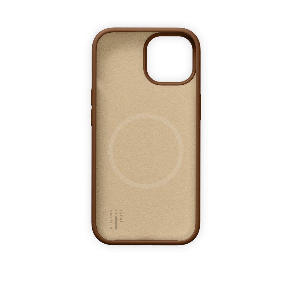iPhone 17e / 16e / 15 / 14 / 13 iDeal of Sweden Soft Swirl Silicone Case - MagSafe Compatible - Salted Caramel