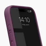 iPhone 17 iDeal of Sweden Soft Swirl Silicone Case - MagSafe Compatible - Velvet Plum