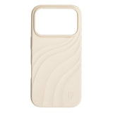 iPhone 18 Pro / 17 Pro iDeal of Sweden Soft Swirl Silicone Case - MagSafe Compatible - Cloud Dancer