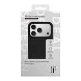 iPhone 18 Pro / 17 Pro iDeal of Sweden Soft Swirl Silicone Case - MagSafe Compatible - Velvet Black