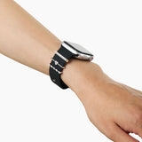 Apple Watch (38/40/SE/41/42mm) iDeal of Sweden Silicone Watch Strap - Size M/L - Black