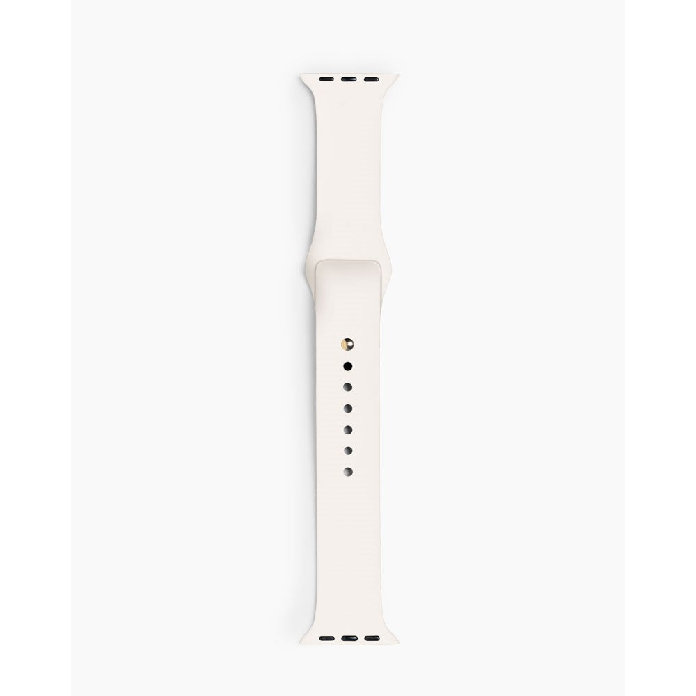 Apple Watch (38/40/SE/41/42mm) iDeal of Sweden Silicone Watch Strap - Size S/M - Cloud Dancer
