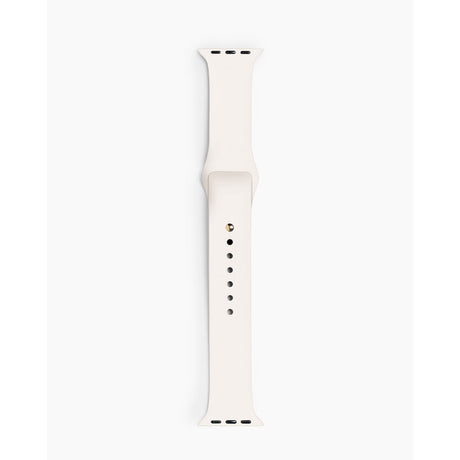 Apple Watch (38/40/SE/41/42mm) iDeal of Sweden Silicone Watch Strap - Size S/M - Cloud Dancer