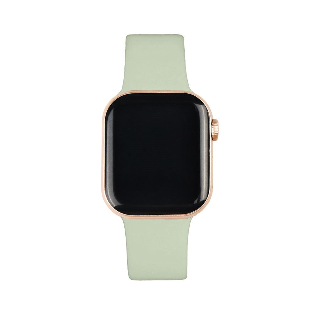 Apple Watch (42/44/SE/45/46/49mm) iDeal of Sweden Silicone Watch Strap - Size S/M - Sage Green