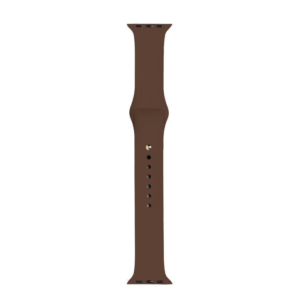 Apple Watch (42/44/SE/45/46/49mm) iDeal of Sweden Silicone Watch Strap - Size S/M - Mocha Mousse