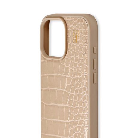 iDeal Of Sweden iPhone 16 Pro Max Vegan Leather Case - Warm Beige Croco